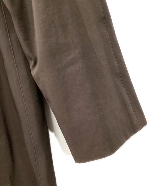 BURBERRY LONDON（バーバリーロンドン）BURBERRY LONDON (バーバリーロンドン) フーデッドコート ブラウン サイズ:9の古着・服飾アイテム