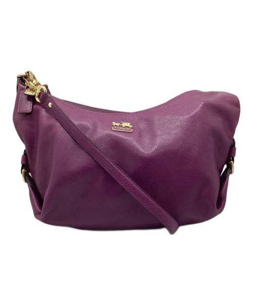 COACH（コーチ）COACH (コーチ) 2WAYバッグ パープルの古着・服飾アイテム