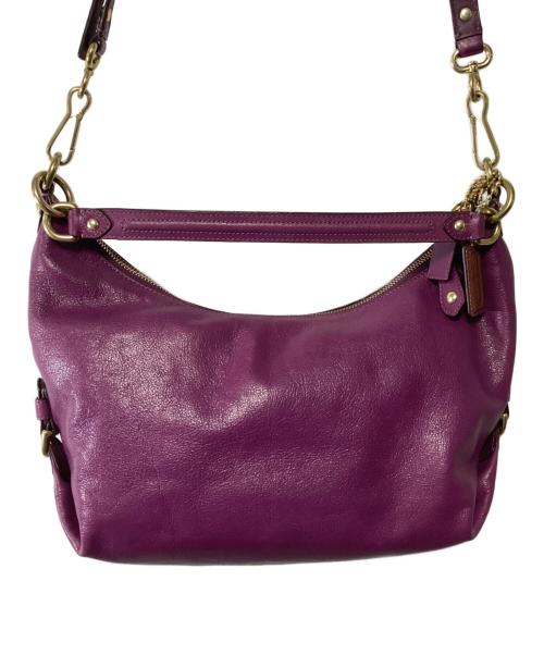 COACH（コーチ）COACH (コーチ) 2WAYバッグ パープルの古着・服飾アイテム