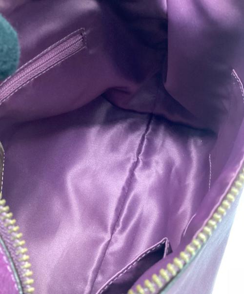 COACH（コーチ）COACH (コーチ) 2WAYバッグ パープルの古着・服飾アイテム