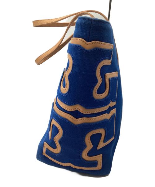 TORY BURCH（トリーバーチ）TORY BURCH (トリーバーチ) トートバッグ ブルーの古着・服飾アイテム