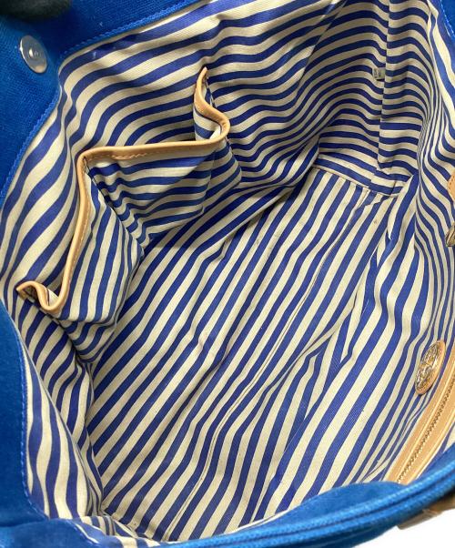 TORY BURCH（トリーバーチ）TORY BURCH (トリーバーチ) トートバッグ ブルーの古着・服飾アイテム