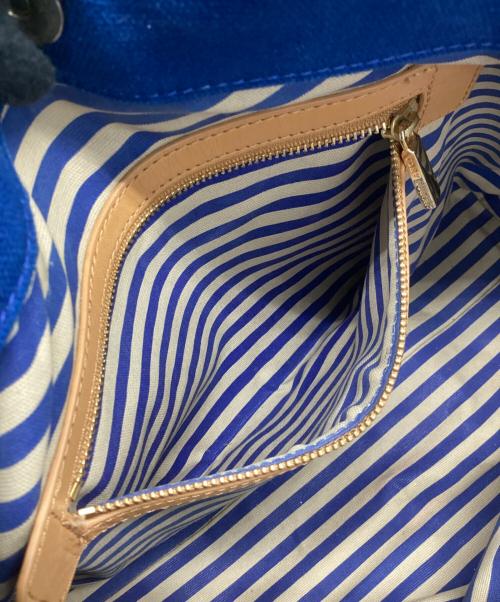 TORY BURCH（トリーバーチ）TORY BURCH (トリーバーチ) トートバッグ ブルーの古着・服飾アイテム