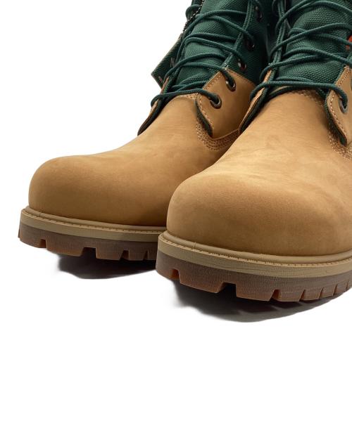 Timberland（ティンバーランド）Timberland (ティンバーランド) 6インチ プレミアム ウォータープルーフ ブーツ キャメル×グリーン サイズ:28の古着・服飾アイテム