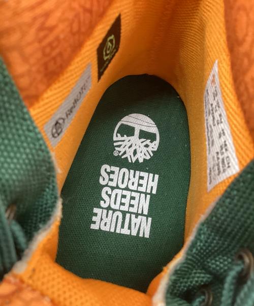 Timberland（ティンバーランド）Timberland (ティンバーランド) 6インチ プレミアム ウォータープルーフ ブーツ キャメル×グリーン サイズ:28の古着・服飾アイテム