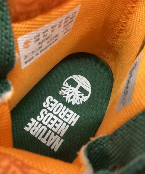 Timberland（ティンバーランド）Timberland (ティンバーランド) 6インチ プレミアム ウォータープルーフ ブーツ キャメル×グリーン サイズ:28の古着・服飾アイテム