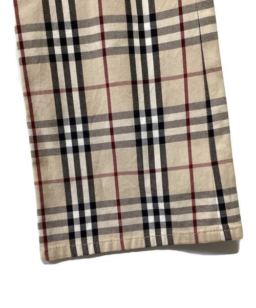 BURBERRY BLUE LABEL（バーバリー ブルー レーベル）BURBERRY BLUE LABEL (バーバリー ブルー レーベル) ノヴァチェックパンツ ベージュ サイズ:36の古着・服飾アイテム