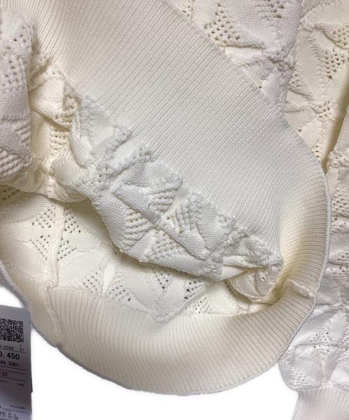 SHIPS（シップス）SHIPS (シップス) 2WAY フラワー ジャカード ハーフ ジップ プルオーバー アイボリー サイズ:ONE SIZE 未使用品の古着・服飾アイテム