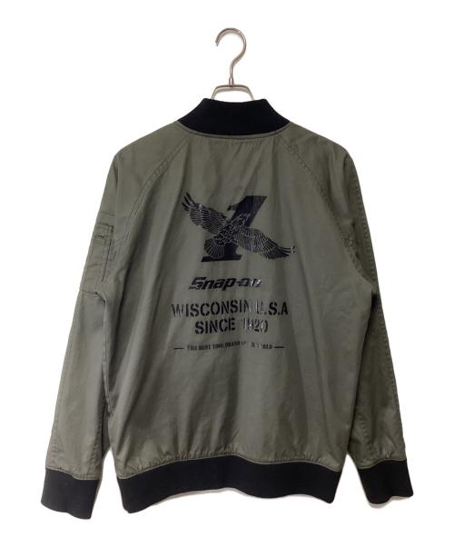 SNAP-ON（スナップオン）SNAP-ON (スナップオン) ジャケット カーキ サイズ:LLの古着・服飾アイテム