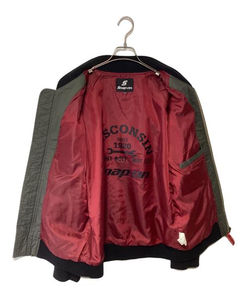 SNAP-ON（スナップオン）SNAP-ON (スナップオン) ジャケット カーキ サイズ:LLの古着・服飾アイテム