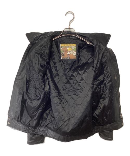 CB COMPANY（C.B. カンパニー）CB COMPANY (C.B. カンパニー) レザージャケット ブラック サイズ:Lの古着・服飾アイテム