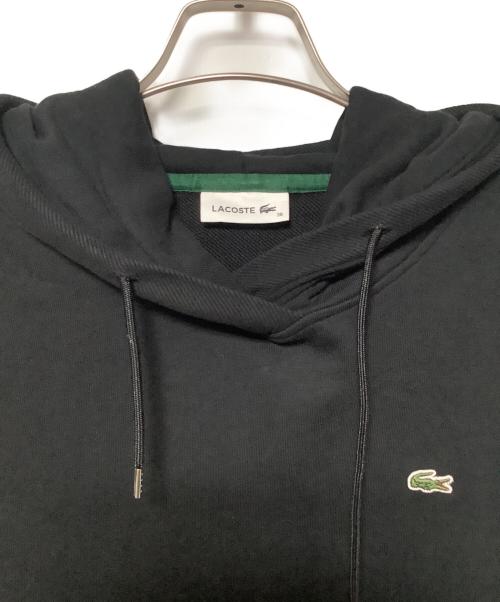 LACOSTE（ラコステ）LACOSTE (ラコステ) 裏毛スウェットフーディワンピース ブラック サイズ:38の古着・服飾アイテム