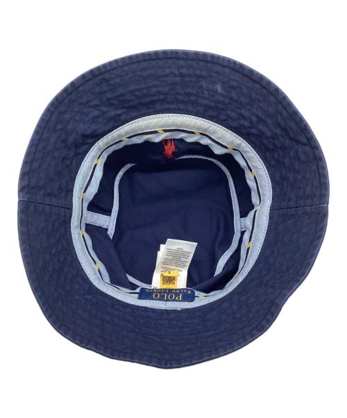 POLO RALPH LAUREN（ポロ・ラルフローレン）POLO RALPH LAUREN (ポロ・ラルフローレン) バケットハット ネイビーの古着・服飾アイテム