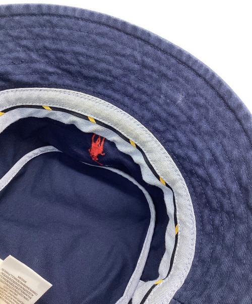 POLO RALPH LAUREN（ポロ・ラルフローレン）POLO RALPH LAUREN (ポロ・ラルフローレン) バケットハット ネイビーの古着・服飾アイテム