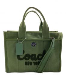 COACH（コーチ）の古着「2WAYバッグ」｜グリーン