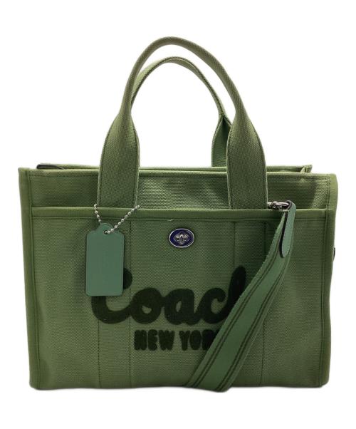 COACH（コーチ）COACH (コーチ) 2WAYバッグ グリーンの古着・服飾アイテム