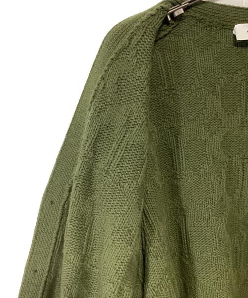 COACH（コーチ）COACH (コーチ) 厚手カーディガン グリーン サイズ:XLの古着・服飾アイテム