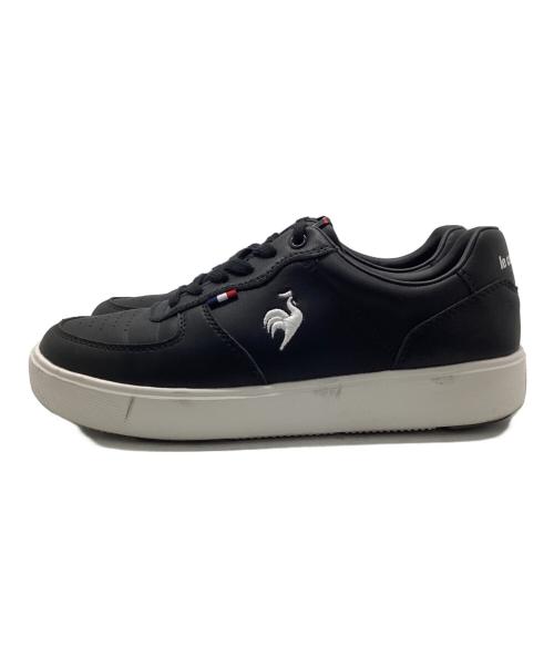 le coq sportif（ルコックスポルティフ）le coq sportif (ルコックスポルティフ) ローカットスニーカー ブラック サイズ:24.5の古着・服飾アイテム