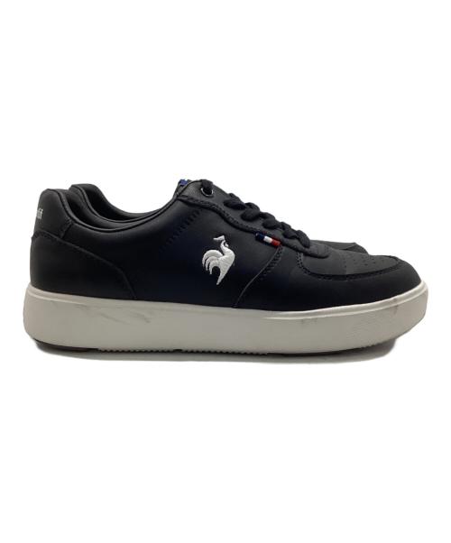 le coq sportif（ルコックスポルティフ）le coq sportif (ルコックスポルティフ) ローカットスニーカー ブラック サイズ:24.5の古着・服飾アイテム