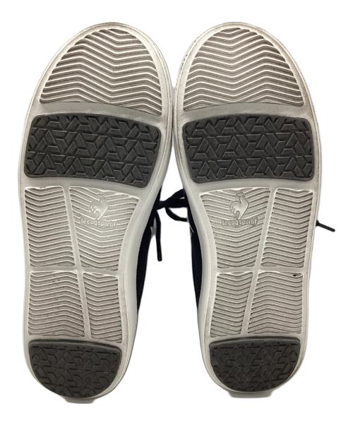 le coq sportif（ルコックスポルティフ）le coq sportif (ルコックスポルティフ) ローカットスニーカー ブラック サイズ:24.5の古着・服飾アイテム