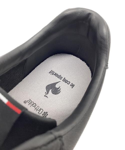 le coq sportif（ルコックスポルティフ）le coq sportif (ルコックスポルティフ) ローカットスニーカー ブラック サイズ:24.5の古着・服飾アイテム