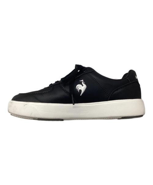 le coq sportif（ルコックスポルティフ）le coq sportif (ルコックスポルティフ) ローカットスニーカー ブラック サイズ:24.5の古着・服飾アイテム