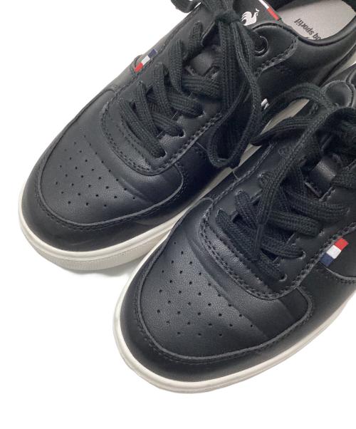 le coq sportif（ルコックスポルティフ）le coq sportif (ルコックスポルティフ) ローカットスニーカー ブラック サイズ:24.5の古着・服飾アイテム