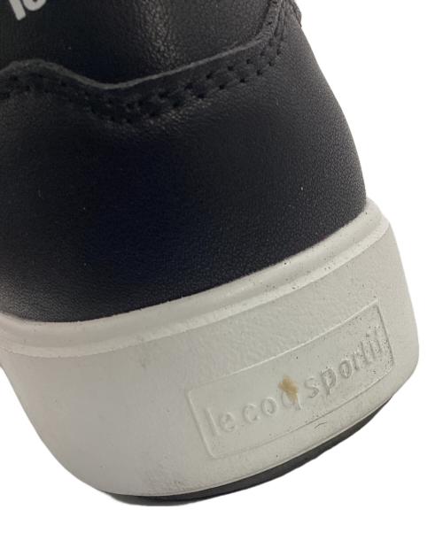 le coq sportif（ルコックスポルティフ）le coq sportif (ルコックスポルティフ) ローカットスニーカー ブラック サイズ:24.5の古着・服飾アイテム