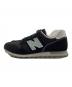NEW BALANCE (ニューバランス) ローカットスニーカー ブラック サイズ:24.5：6000円