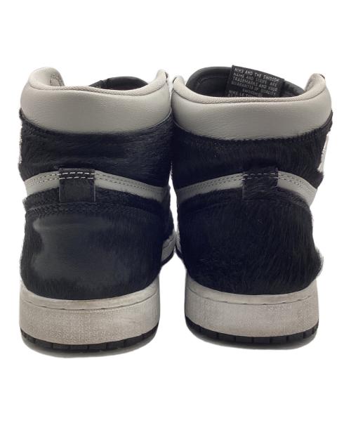NIKE（ナイキ）NIKE (ナイキ) AIR JORDAN 1 RETRO HIGH OG ブラック×グレー サイズ:25.5の古着・服飾アイテム