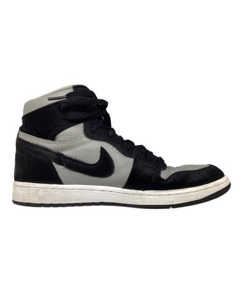 NIKE（ナイキ）NIKE (ナイキ) AIR JORDAN 1 RETRO HIGH OG ブラック×グレー サイズ:25.5の古着・服飾アイテム