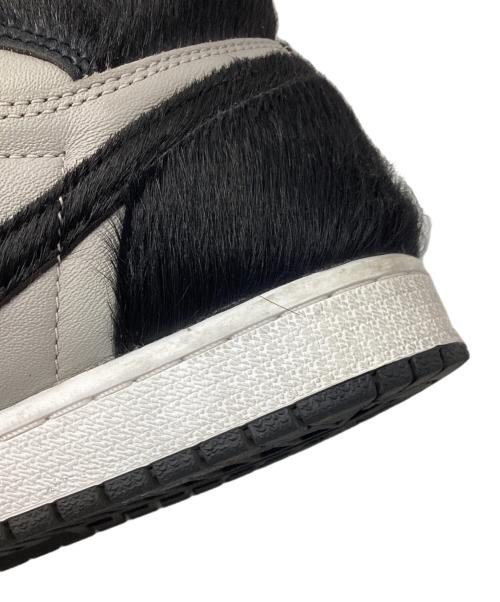 NIKE（ナイキ）NIKE (ナイキ) AIR JORDAN 1 RETRO HIGH OG ブラック×グレー サイズ:25.5の古着・服飾アイテム