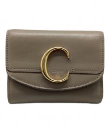 Chloe（クロエ）の古着「3つ折り財布」｜ベージュ