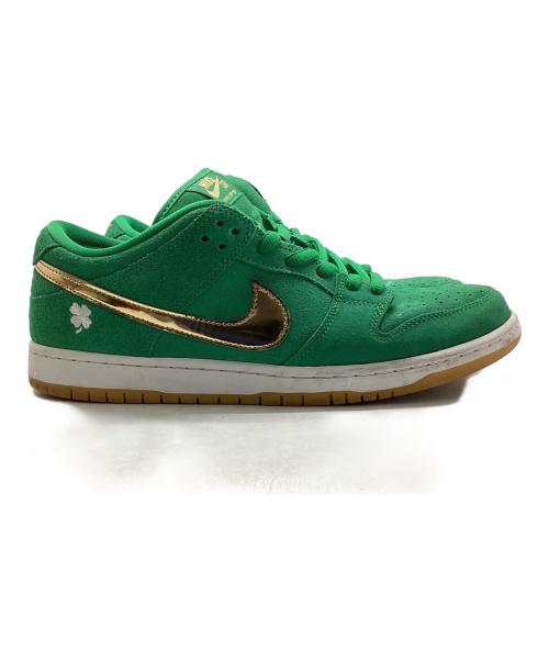 NIKE SB（ナイキエスビー）NIKE SB (ナイキエスビー) DUNK LOW PRO グリーン×ゴールド サイズ:29の古着・服飾アイテム