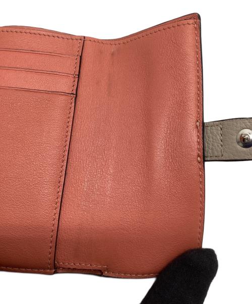 LOEWE（ロエベ）LOEWE (ロエベ) トライフォールドウォレット ベージュの古着・服飾アイテム