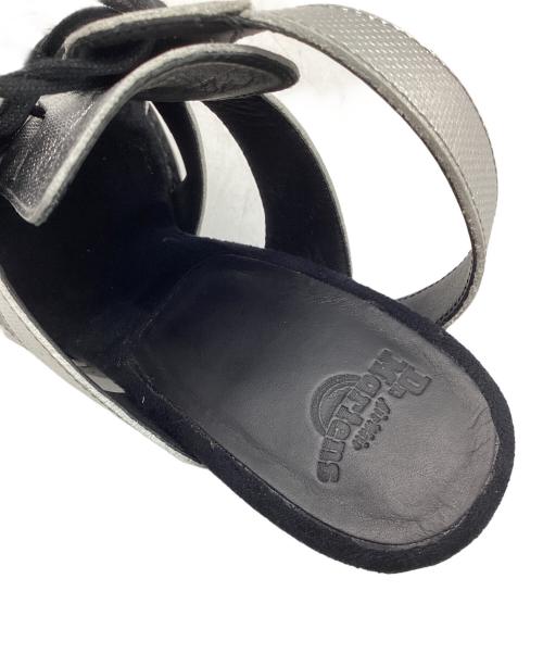 Dr.Martens（ドクターマーチン）Dr.Martens (ドクターマーチン) ヒールサンダル ブラック×シルバー サイズ:UK4の古着・服飾アイテム