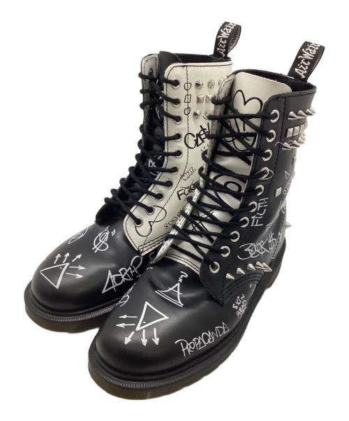 Dr.Martens（ドクターマーチン）Dr.Martens (ドクターマーチン) 10ホールブーツ ブラック サイズ:UK5の古着・服飾アイテム