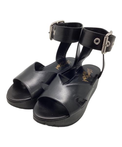 Vivienne Westwood（ヴィヴィアンウエストウッド）Vivienne Westwood (ヴィヴィアンウエストウッド) 厚底サンダル ブラック サイズ:37の古着・服飾アイテム