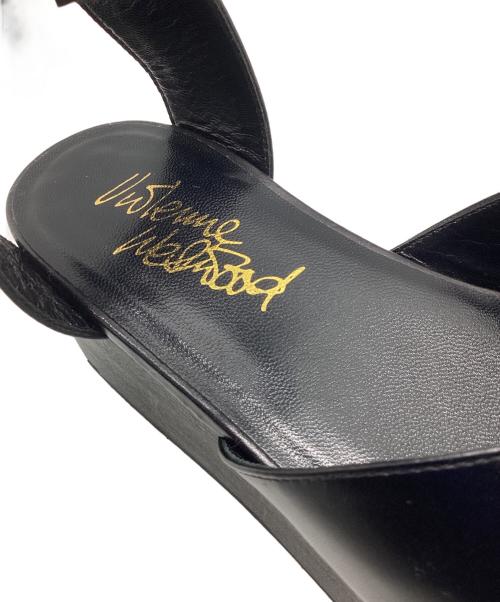 Vivienne Westwood（ヴィヴィアンウエストウッド）Vivienne Westwood (ヴィヴィアンウエストウッド) 厚底サンダル ブラック サイズ:37の古着・服飾アイテム