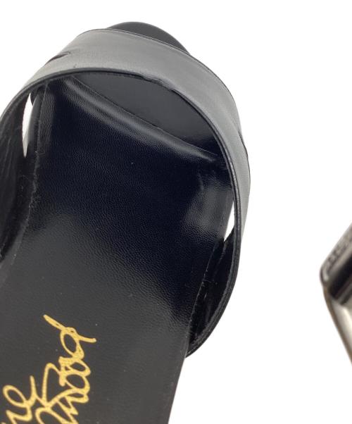 Vivienne Westwood（ヴィヴィアンウエストウッド）Vivienne Westwood (ヴィヴィアンウエストウッド) 厚底サンダル ブラック サイズ:37の古着・服飾アイテム