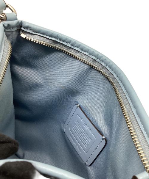 COACH（コーチ）COACH (コーチ) ショルダーバッグ ベージュ×ブルーの古着・服飾アイテム