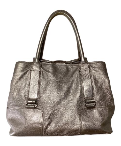 Salvatore Ferragamo（サルヴァトーレ フェラガモ）Salvatore Ferragamo (サルヴァトーレ フェラガモ) トートバッグ ピンクゴールドの古着・服飾アイテム