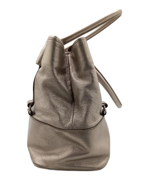 Salvatore Ferragamo（サルヴァトーレ フェラガモ）Salvatore Ferragamo (サルヴァトーレ フェラガモ) トートバッグ ピンクゴールドの古着・服飾アイテム