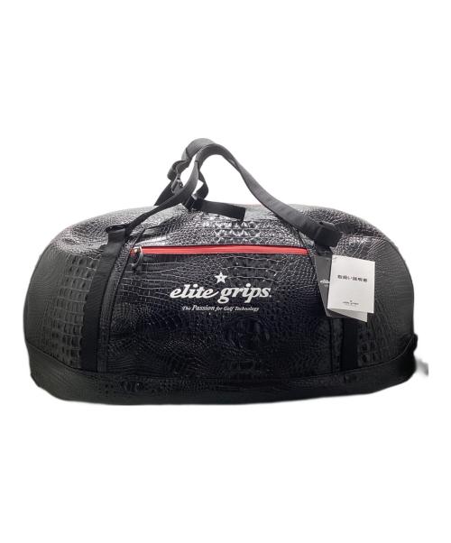 elite grips（エリートグリップ）elite grips (エリートグリップ) ボストンバッグ ブラック×レッドの古着・服飾アイテム