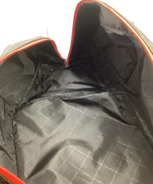 elite grips（エリートグリップ）elite grips (エリートグリップ) ボストンバッグ ブラック×レッドの古着・服飾アイテム