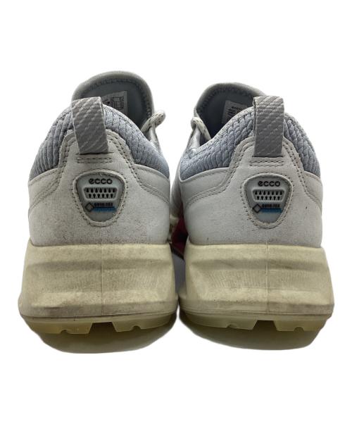ECCO（エコー）ECCO (エコー) ローカットスニーカー ホワイト×ブルー サイズ:EU 42の古着・服飾アイテム