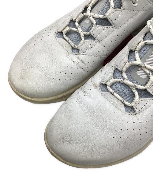 ECCO（エコー）ECCO (エコー) ローカットスニーカー ホワイト×ブルー サイズ:EU 42の古着・服飾アイテム