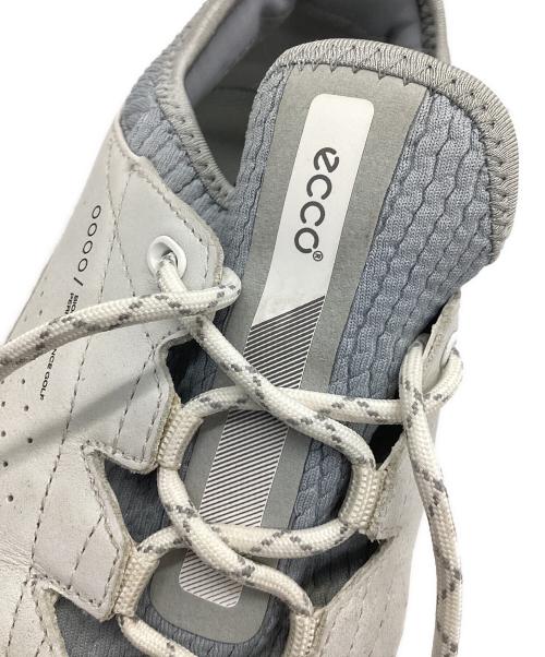 ECCO（エコー）ECCO (エコー) ローカットスニーカー ホワイト×ブルー サイズ:EU 42の古着・服飾アイテム