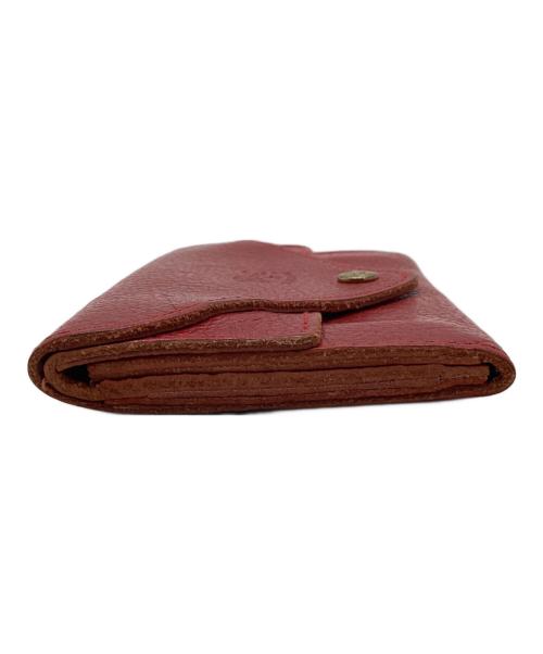 IL BISONTE（イル ビゾンテ）IL BISONTE (イル ビゾンテ) カードケース レッドの古着・服飾アイテム