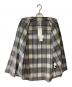 中古・古着 AURALEE (オーラリー) SUPER LIGHT WOOL CHECK SHIRT アイボリー×グレー×ブラウン サイズ:3：35000円